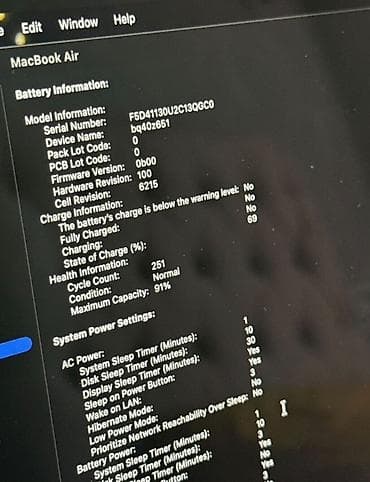 Apple MacBook Air (M3; 8GB Unified memory; 512GB storage) noutbuku — 2