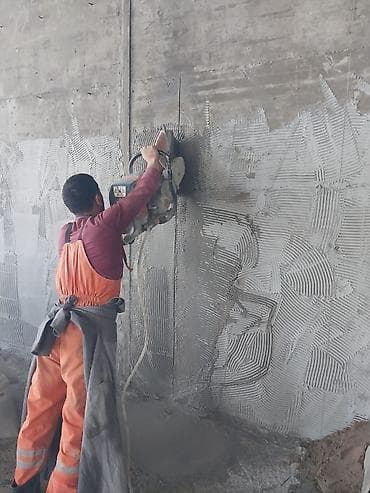 Beton kəsimi və deşmə xidməti - Dəqiq ölçülü qapı-pəncərə açıqlarının