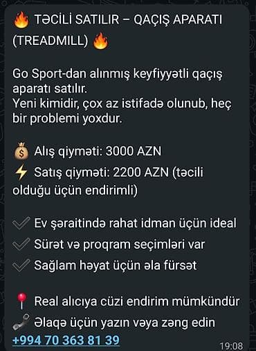 TOORX qaçış aparatı (treadmill) - Mağaza: Go Sport-dan alınmış model