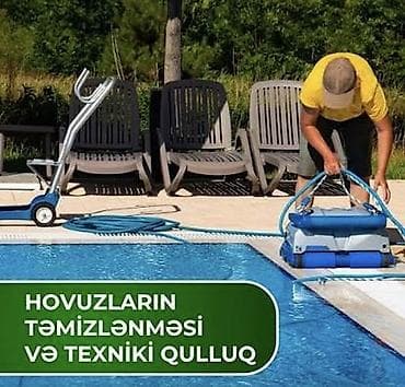şef qapi: Xüsusi hovuz xidmətləri - Hovuzların peşəkar təmizlənməsi: dib və — 1