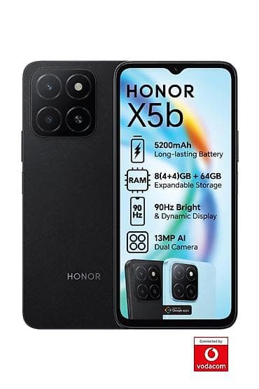 Avtoelektronika: Honor X5b, 64 GB, rəng - Qara, Sənədlərlə — 1