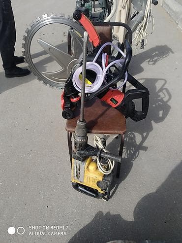 balaca laqonda: Beton/kiriş kəsmə üçün elektrikli divar mişarı - Güclü elektrik — 2