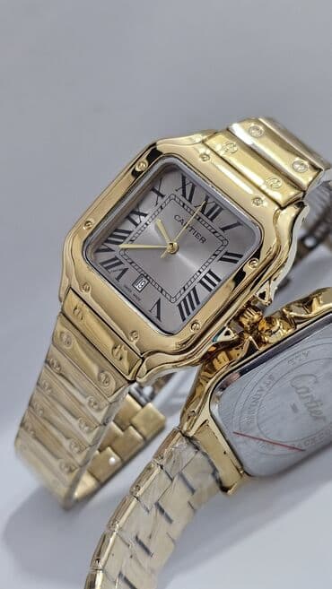 gümüş saat: Yeni, Qol saatı, Cartier, rəng - Qızılı — 7