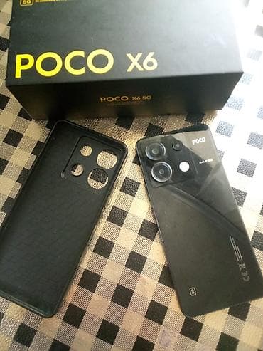 xiomi 12 x: Poco X6, rəng - Qara, Sensor — 2