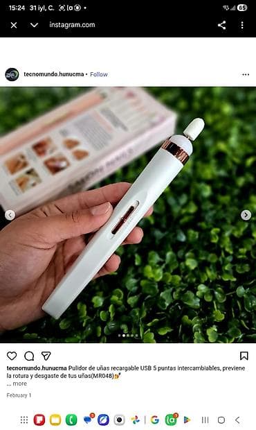 USB ilə şarj olunan dırnaq cilalayıcı aparatı – Salon Nails MR048 - — 3