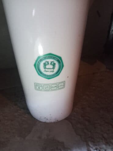 Divar içi gizli baçoklar: Pedestal çanaqlı əl-üz yuma lavabosu - Material: ağ — 5