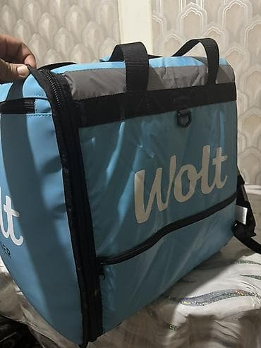 Оборудование для ресторанов, кафе: Wolt Partner termal çatdırılma çantası - Rəng: mavi, “Wolt Partner” — 4