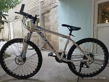 Детские велосипеды: Crolan 808 dağ velosipedi - Çərçivə: Alüminium, ağ rəng, mavi-boz — 2