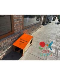 домик для кошек: Taxta pişik evi – “Burada yerim rahatdır” yazılı - Material — 14