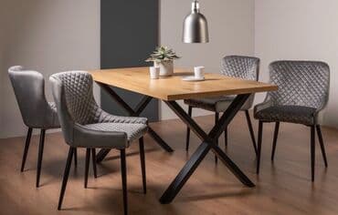 Masalar: Mətbəx üçün, Açılmayan, Dördbucaq masa, 4 stul — 1