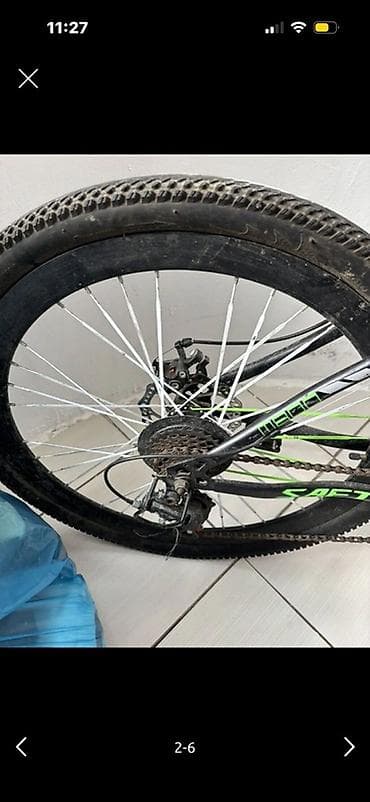SAFT M800 dağ velosipedi - Çərçivə: yüngül ərintidən, qara-yaşıl — 3