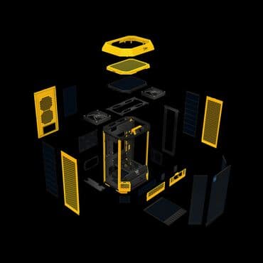 cpu fan: 👉 Thermaltake The Tower 300 Bumblebee Edition - Unikal Dizaynlı — 13