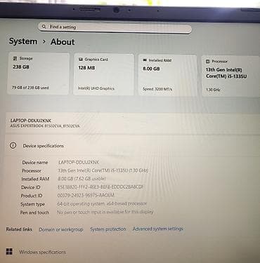 ASUS: Yeni ASUS ExpertBook, 14 ", Intel Core i5, 256 GB, Ünvandan götürmə, Ödənişli çatdırılma — 1