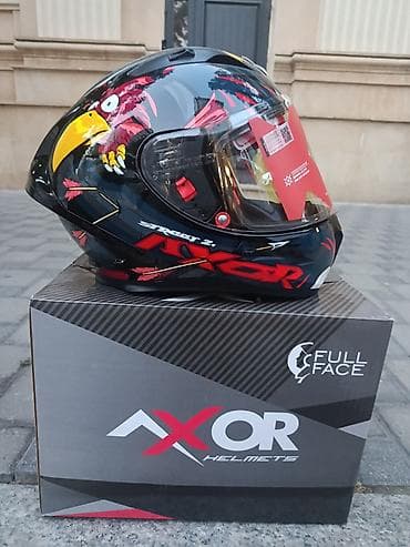full face: AXOR Full Face motosiklet dəbilqəsi – Street 2 model Kask təzədi — 3