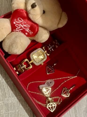 pandora qutusu: Yeni, Saat dəsti, rəng - Qızılı — 3