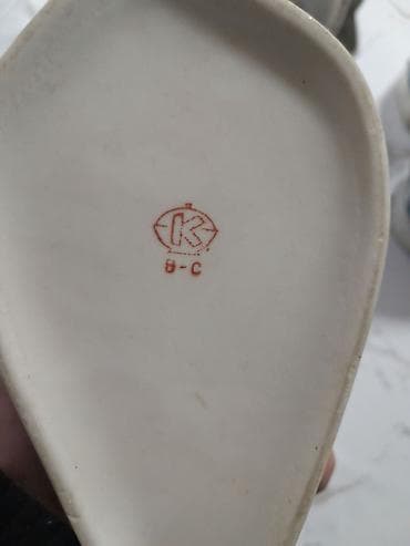 Fiqur, Keramika, rəng - Ağ