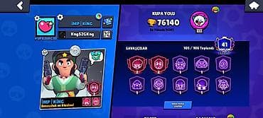Brawl Stars hesabı – yüksək səviyyəli, hazır oynanış üçün - Kupa — 1