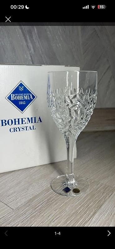qab alanlar: Karacadan alınıb yenidir - Markası: Bohemia Crystal (orijinal — 4