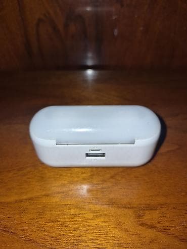 micro nausnik: Simsiz Bluetooth qulaqlıq dəsti – şarj qutusu ilə - Rəng: ağ - — 3
