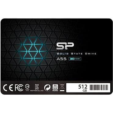 SSD diskləri: Silicon Power SP A55 2.5" SSD – 512 GB - Model: SP A55 - Tutum: 512 — 1