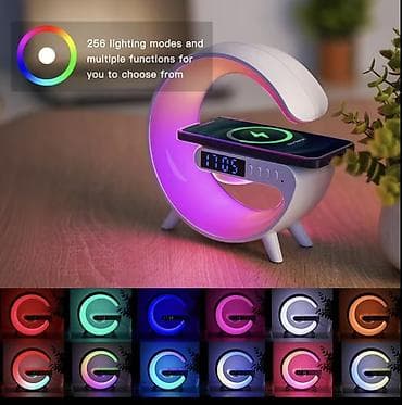 gece lampalari: LITTLE G Smart Light – çoxfunksiyalı masa lampası və saat - Dizayn — 2