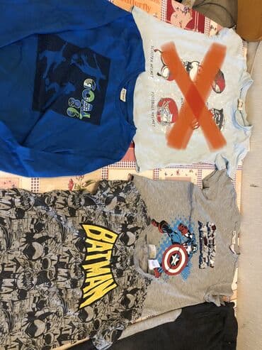 детская школьная одежда: 5-7 yasha geyimler,yaxshi veziyyetde,hem shalvar hem koynekler — 1