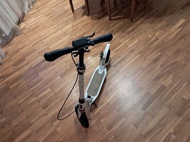 ucuz mapetlər: Şəhər üçün qatlanan ayaqlı skuter - Rəng: ağ-qara - Korpus: yüngül və — 4