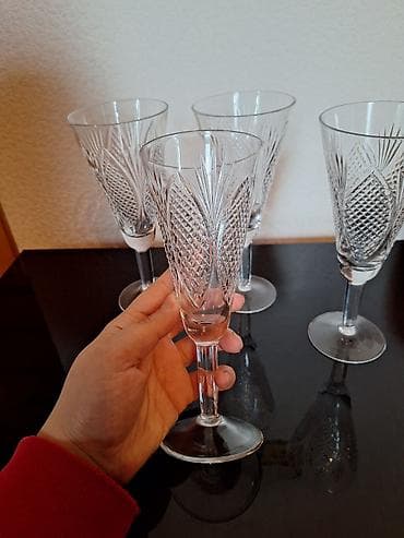 qab dəsti: Qədəhlər, Şüşə, 4 ədədli dəst — 2