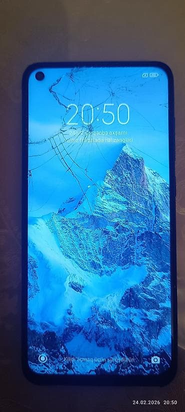 honor 8 lite: Redmi Note 9, 64 GB, rəng - Yaşıl, Qırıq — 1