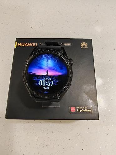 Smart saat, Huawei, Sensor ekran, rəng - Qara