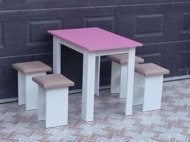 yazı masa: Mətbəx üçün, Yeni, 4 stul — 4