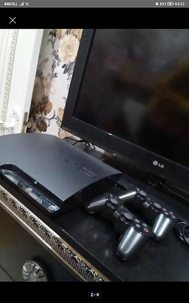 PS4 (Sony PlayStation 4): Sony PlayStation 3 Slim. 500 Gb. 260 AZE. Qolları orjinaldı — 4