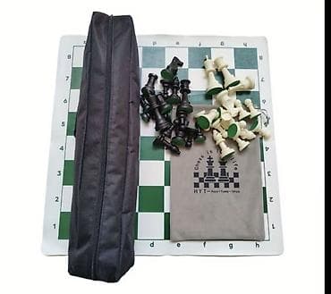 Спорт и хобби: Daşına bilən şahmat dəsti Ölçü:45x45 Sumkasıda var✅ Əlaqə üçün yaza — 2
