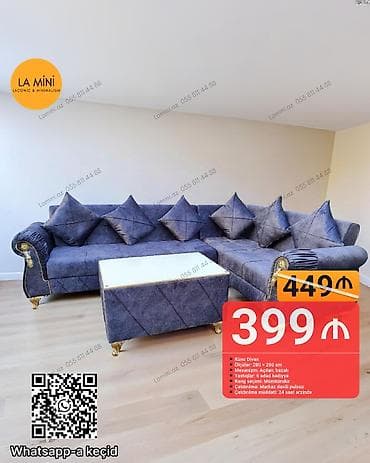 mini masa: Künc divan, Açılan, Bazalı, Şəhərdaxili pulsuz çatdırılma — 1