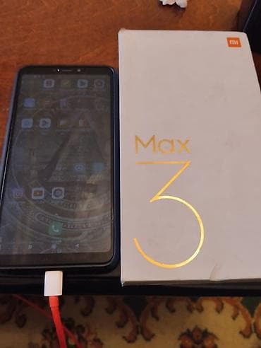 Xiaomi Mi Max 3, 64 GB, rəng - Qara, 
 Sensor, Barmaq izi, İki sim kartlı