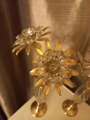dekorativ gullar: Vaza dəsti, Xrustal — 2
