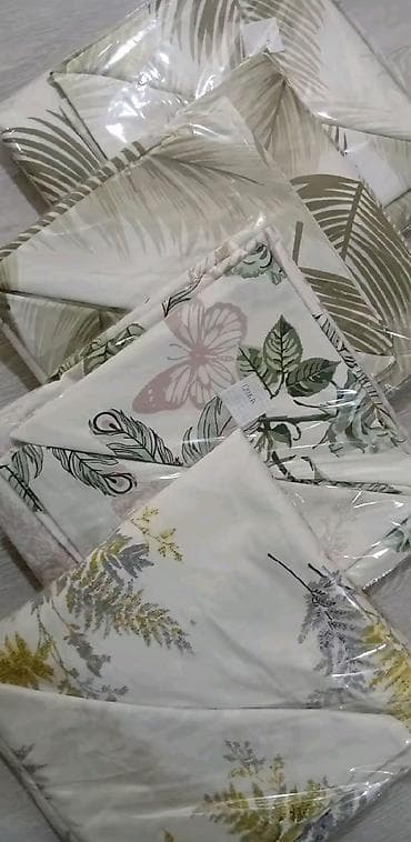 parçalar: Məhsul: AIM TEX 100% pambıq parçalar – çiçək və həndəsi naxışlı — 5