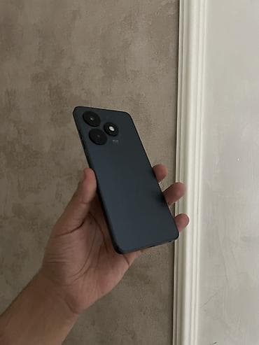 telfon satisi: Tecno Spark 20C, 128 GB, rəng - Qara, Barmaq izi, Face ID — 5