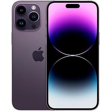 irşad ayfon 14: IPhone 14 Pro Max, 128 GB, Deep Purple, Simsiz şarj — 1