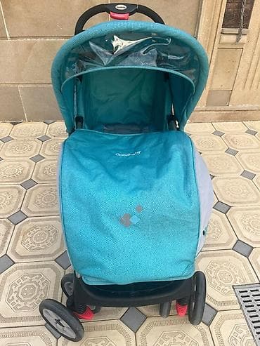 baş ortuyu: Goodbaby uşaq arabası – mavi rəng - Geniş və yumşaq oturacaq, 5 — 4