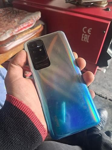 video ceken: Redmi 10, 128 GB, rəng - Mavi, Barmaq izi — 1