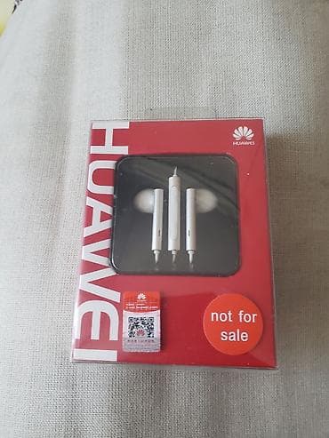 Qulaqcıqlar: Yeni Simli Qulaqcıqlar, Huawei, rəng - Ağ — 1
