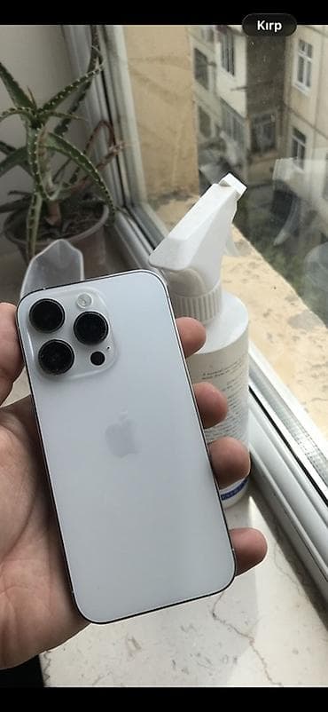 Mobil telefon və aksesuarlar: IPhone 14 Pro, 128 GB, Gümüşü, Simsiz şarj — 1