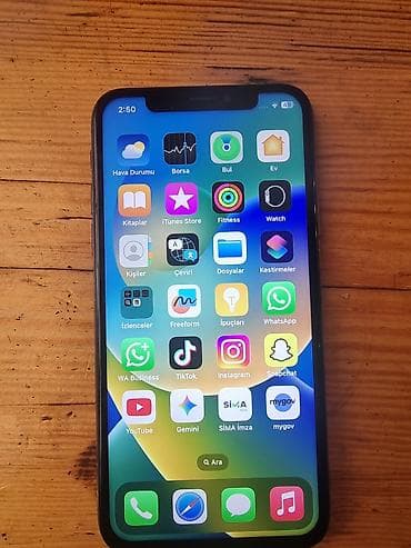 masa usdu komputer: IPhone X, 64 GB, Qara, Zəmanət — 6