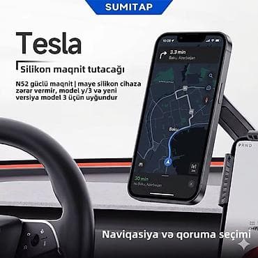 SUMITAP Tesla silikon maqnit tutacağı – naviqasiya üçün rahat və — 1