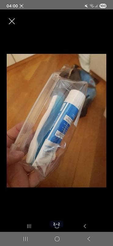 soel care: Səyahət üçün diş baxımı dəsti - Şəffaf kilidli kisədə kompakt dəst - — 1