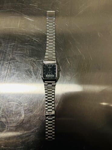 Женская обувь: Наручные часы, Casio, цвет - Серебристый — 1