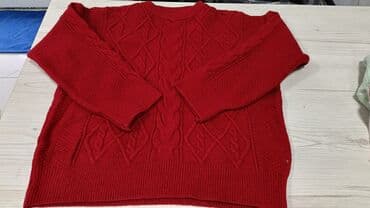 yağış paltarı: Sviter, Zara, L, rəng - Qırmızı — 8