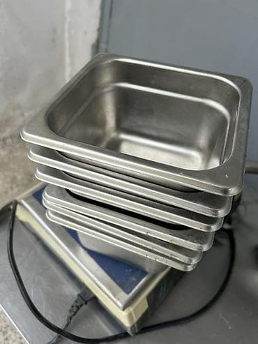 pol seki: Paslanmayan poladdan qastronom küvetlər (GN qablar) dəsti - Material — 7