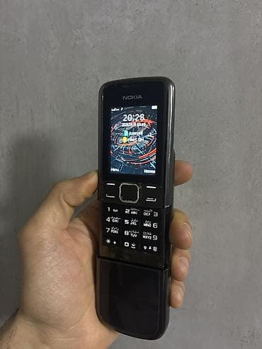 nokia balaca telefon: Nokia 8 Sirocco, 8 GB, rəng - Qara, Düyməli — 2